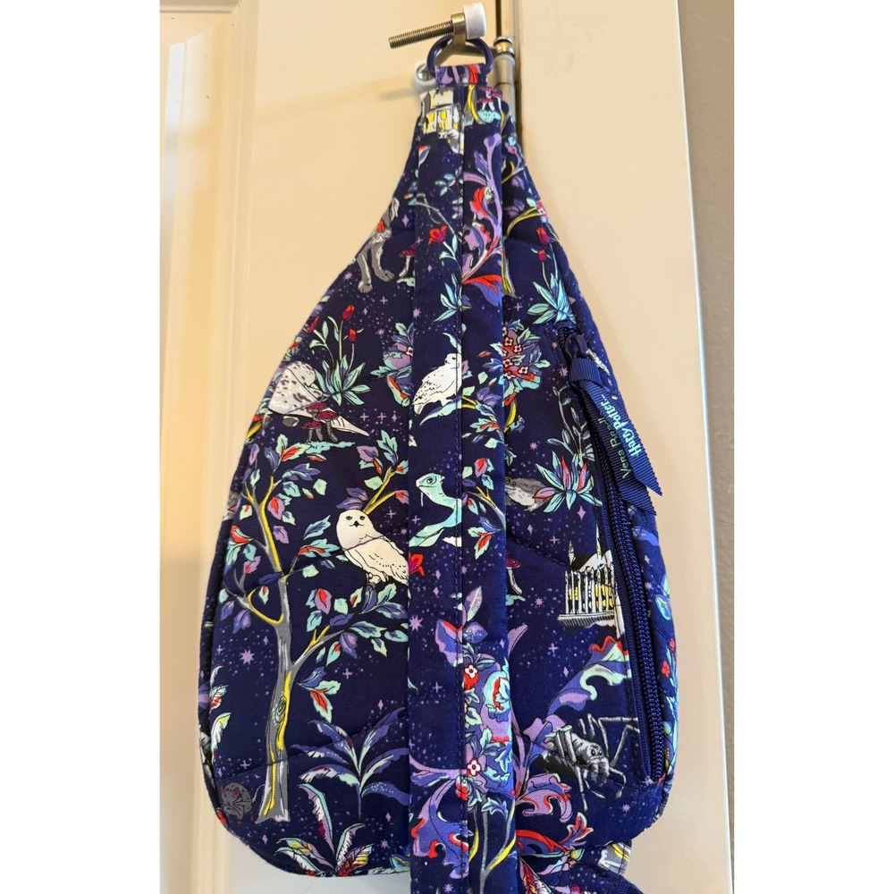 Vera Bradley Harry Potter Forbidden Forest Mini Sling Backpack Quilt Cotton Bag - Picture 4 of 9